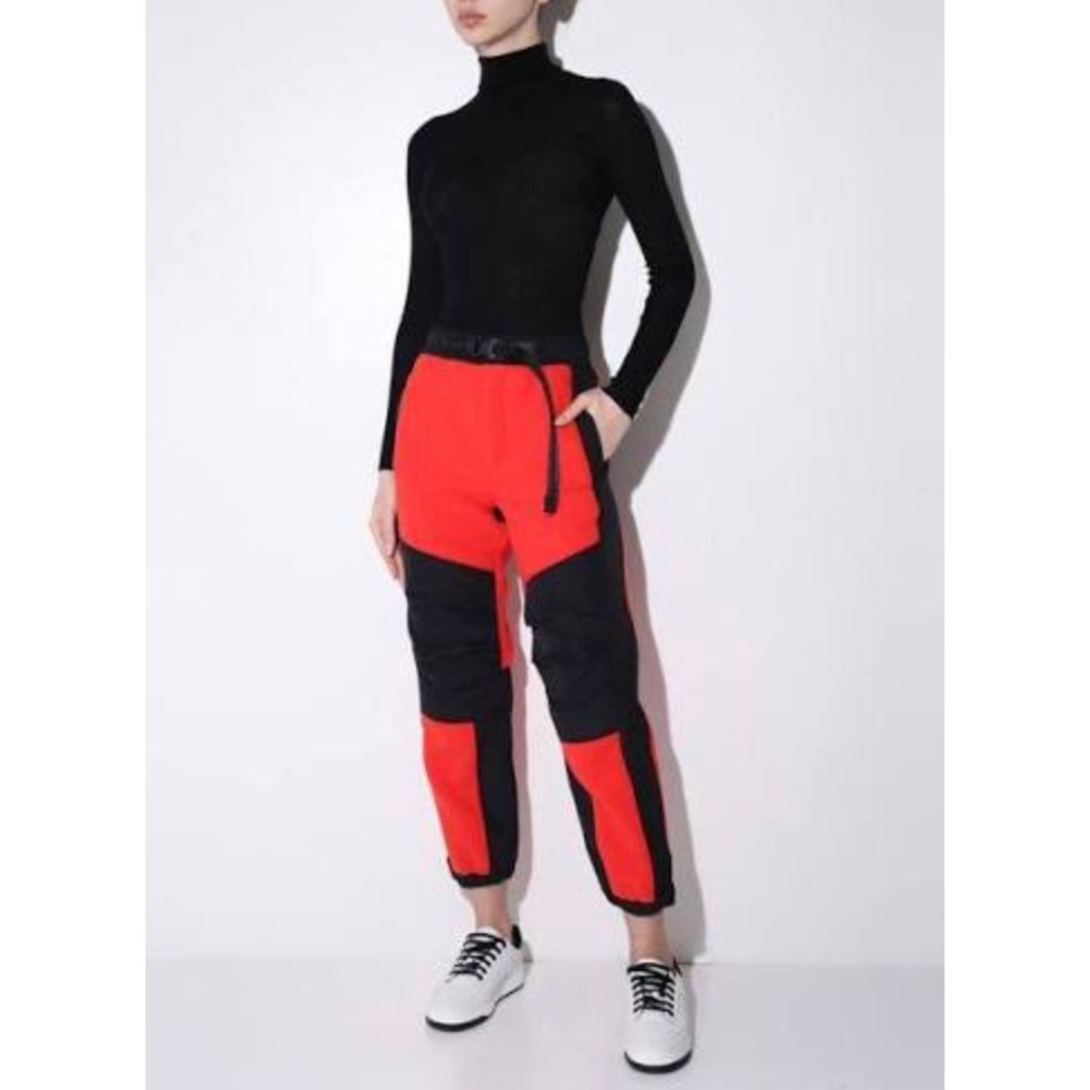 Alexander Wang Black and Red Panel Joggers